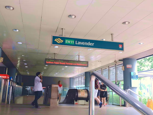 Lavender MRT Station Singapore